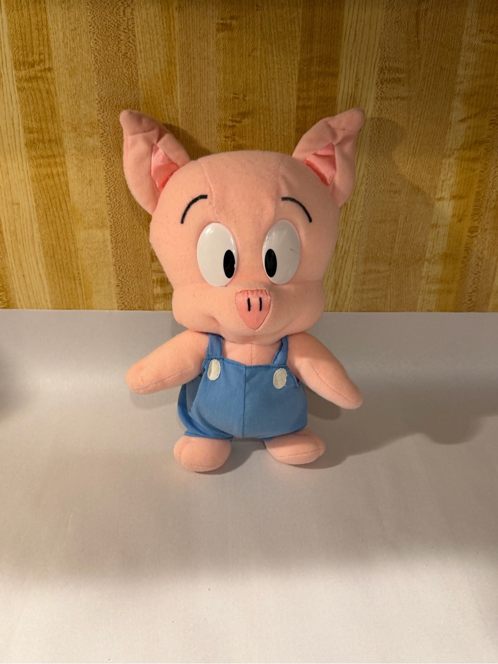 Vintage 1990 Tiny Toon Adventures Hamton Pig Plush